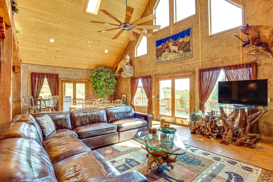 Fish Haven Cabin w/ Game Room, Views + Deck! Cabin in Idaho