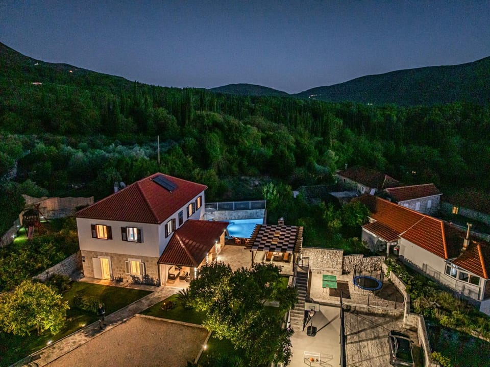 Natural landscape, Bird's eye view, Mountain view, Street view