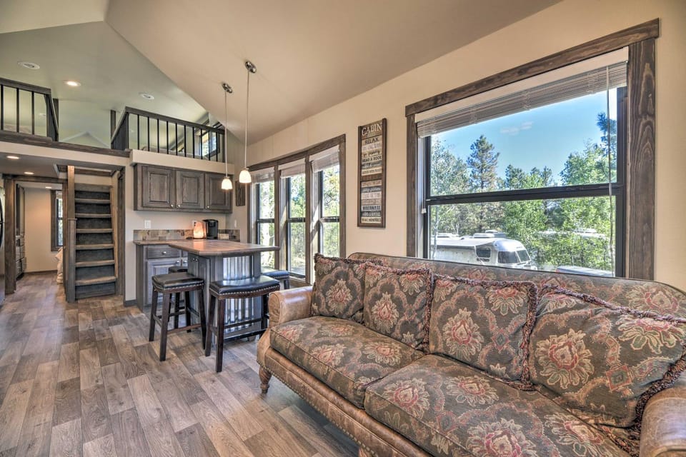 Roomy Pagosa Springs Tiny Cabin: 1 Mi to Downtown Cabin in Pagosa Springs