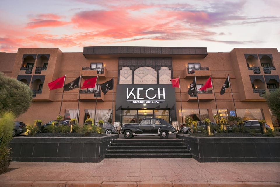 Property building, Facade/entrance, Property logo or sign, Sunset
