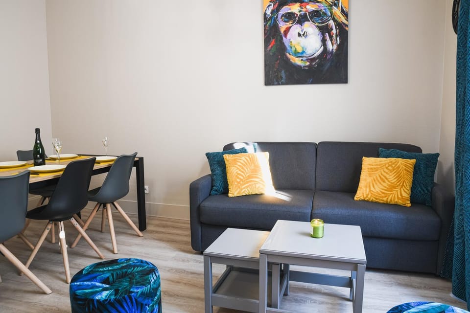 Monkey 2 SALLES BAIN et 1 WC hypercentre 6 pers Apartment in Epernay