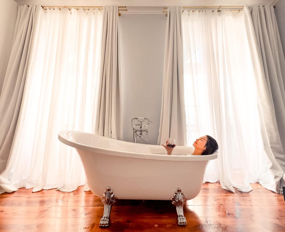 Bathroom, Decorative detail, Quiet street view, Bath