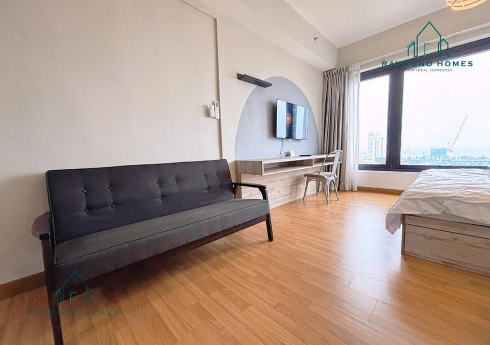 Bed, Seating area