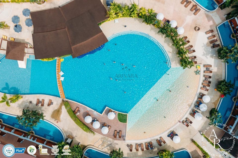 Bird's eye view, Swimming pool