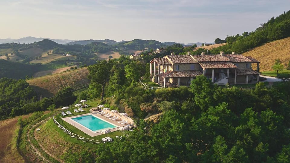 Property building, Natural landscape, View (from property/room), Pool view, Swimming pool