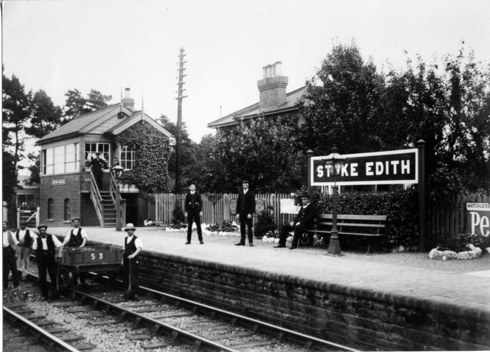 The Booking Office, Stoke Edith Station House in Malvern Hills District