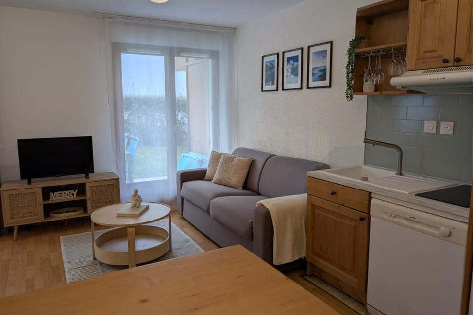 Cosy du Birdie Logement 4 pers avec piscine Apartment in Doussard