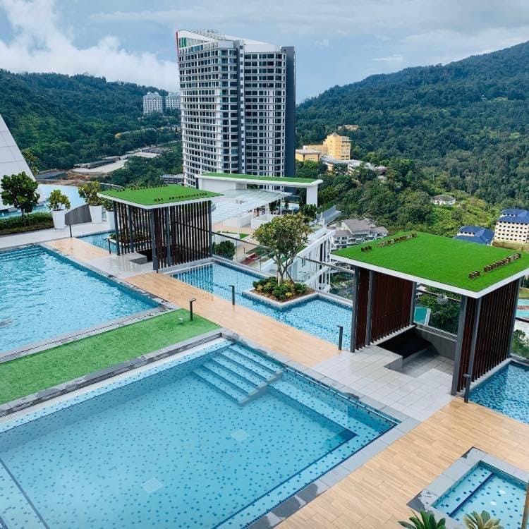 Genting Windmill Amazing Sky Pool 2bedroom With Aircon Wi-Fi Apartment in Selangor, Malaysia