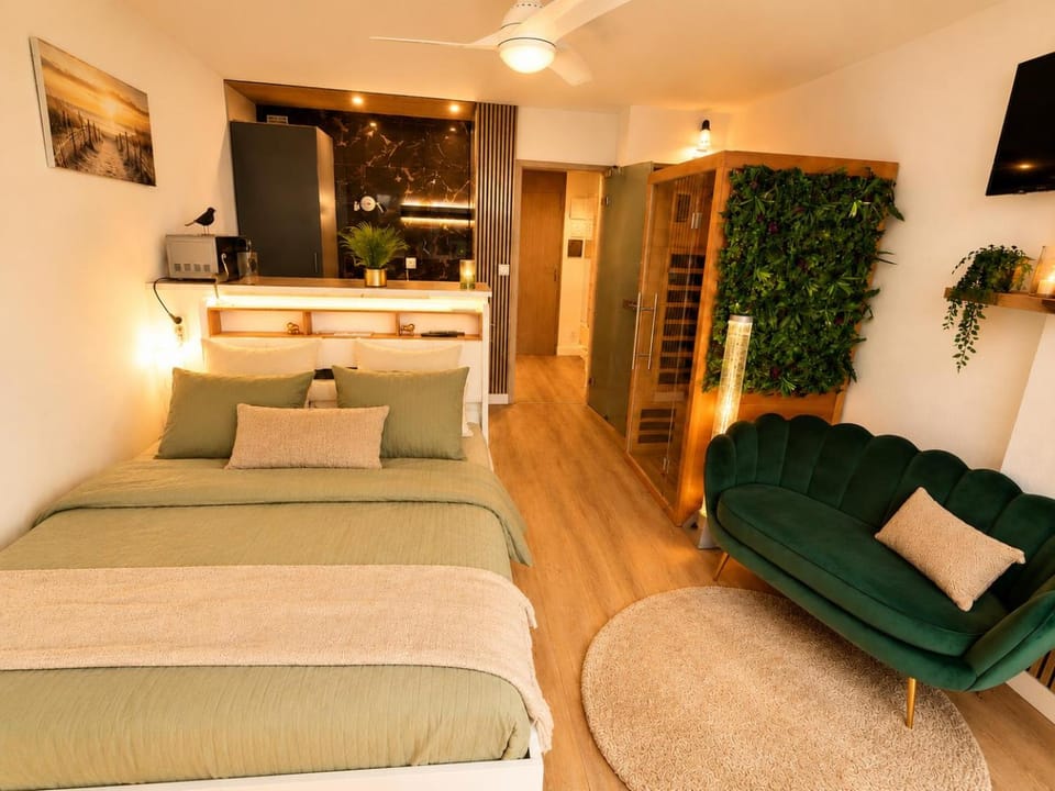Studio Prestige Vue Océan Sauna Privé Plage à Pied Apartment in Biscarrosse