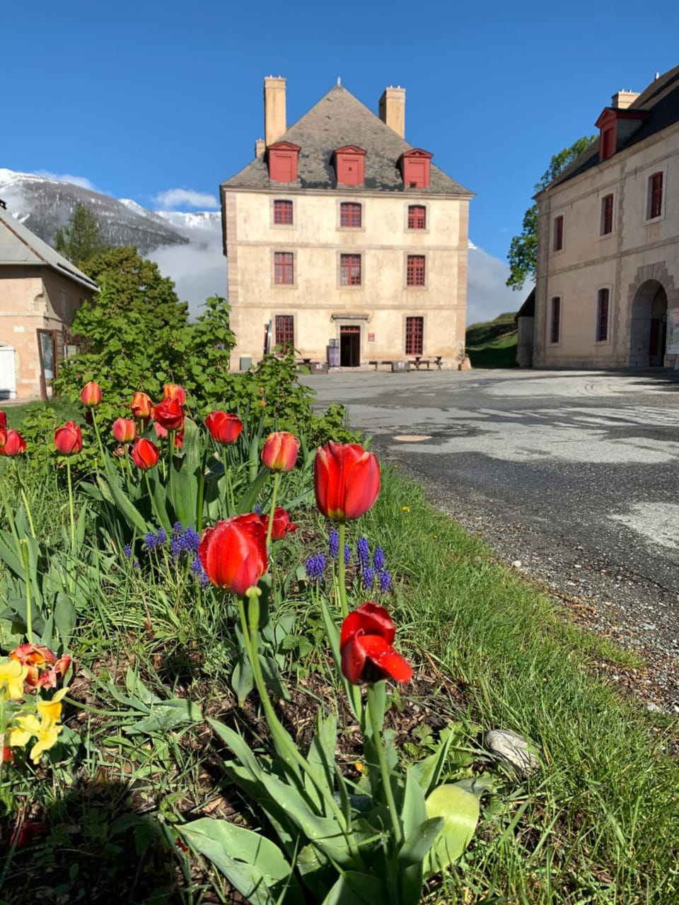 Property building, Spring, Day, Natural landscape