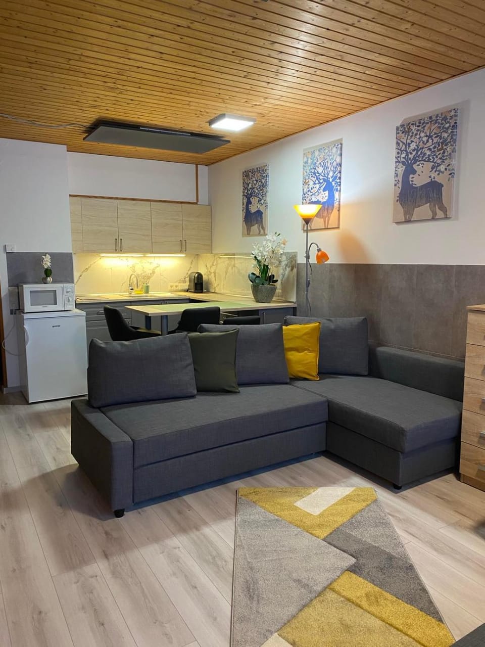 Kitchen or kitchenette, Living room
