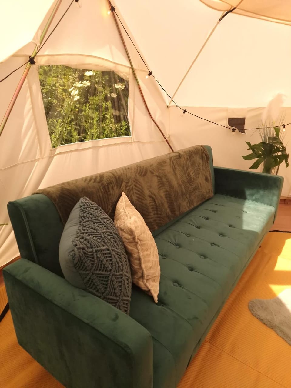 Bell Tent Village Parks Luxury tent in Nottingham
