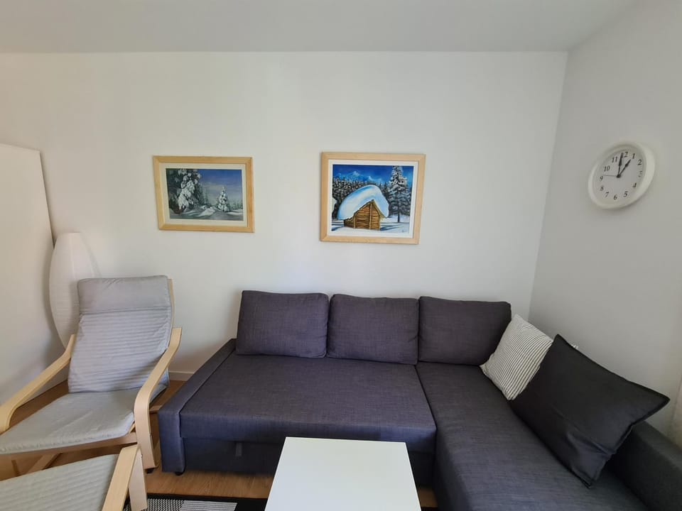 Bed, TV and multimedia, Living room, Seating area