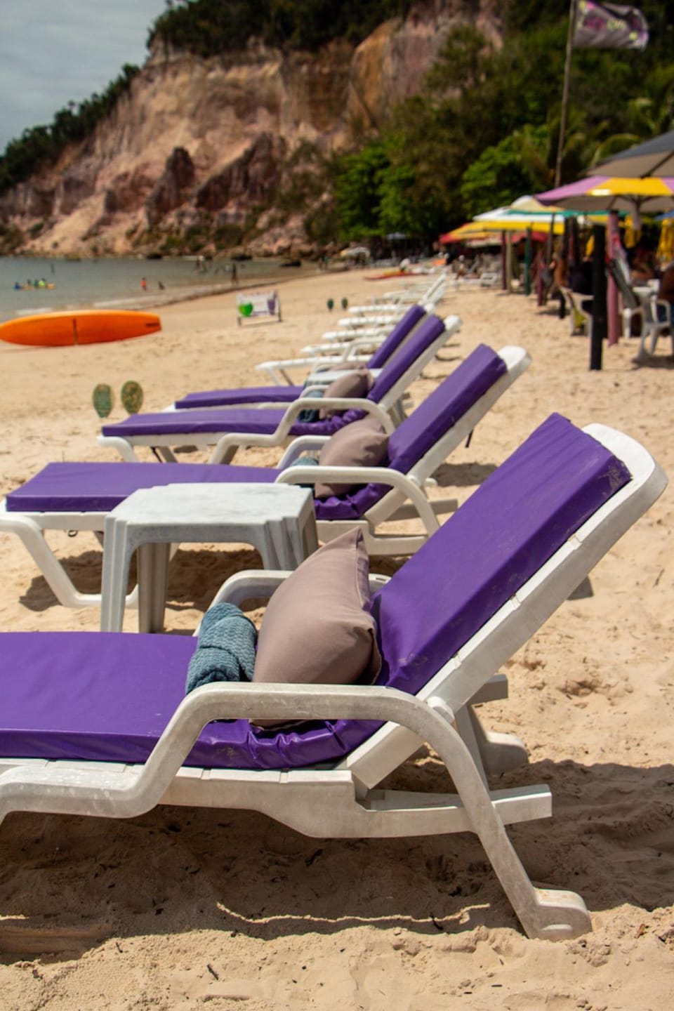 Beach, sunbed