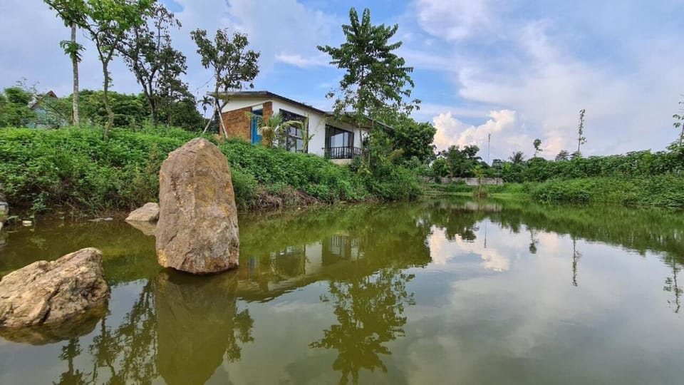 Spring, Day, Natural landscape, Lake view
