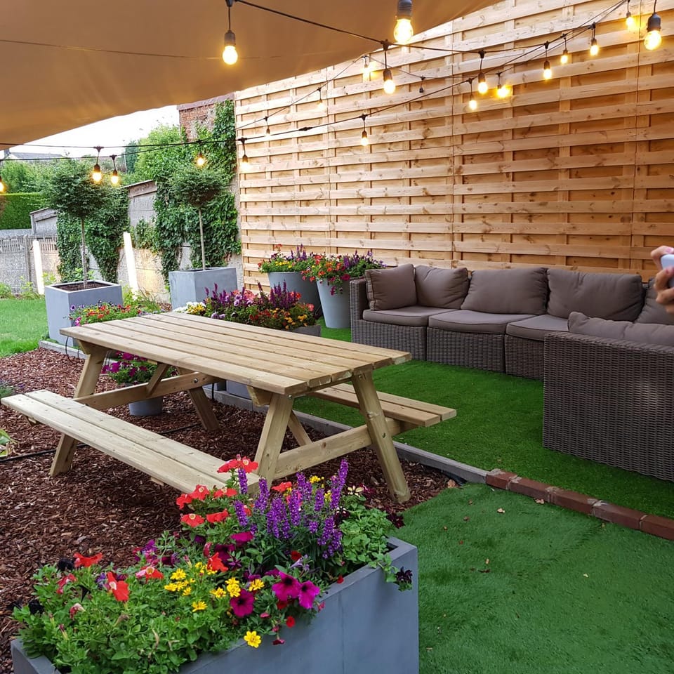 Summer, Garden, Balcony/Terrace, Garden view