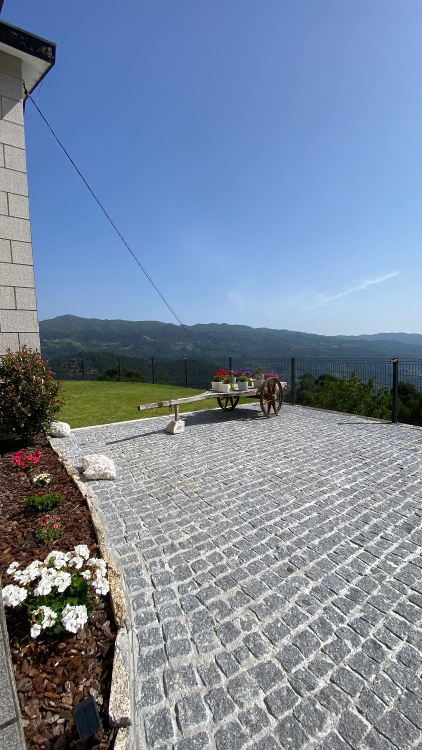 Property building, Natural landscape, Mountain view