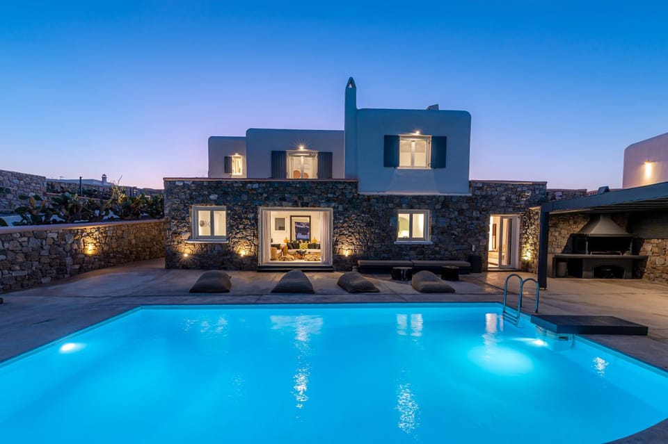 Night, Swimming pool