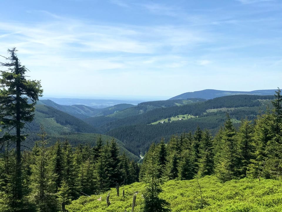 Natural landscape, Hiking, Mountain view