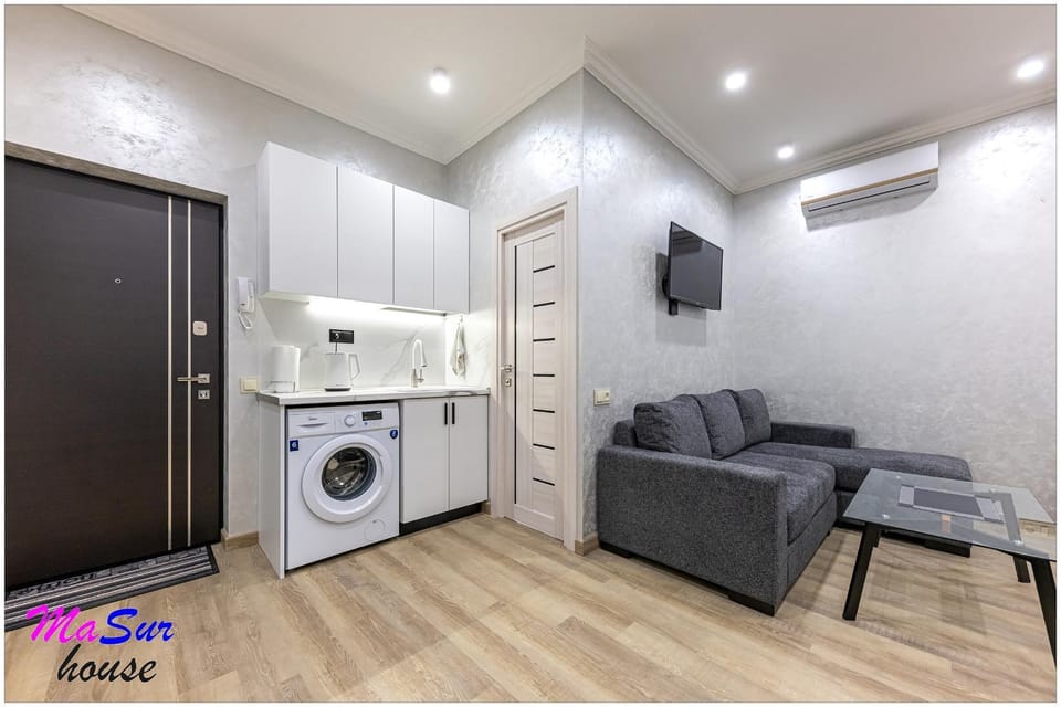 TV and multimedia, Kitchen or kitchenette, Living room, Seating area, washing machine