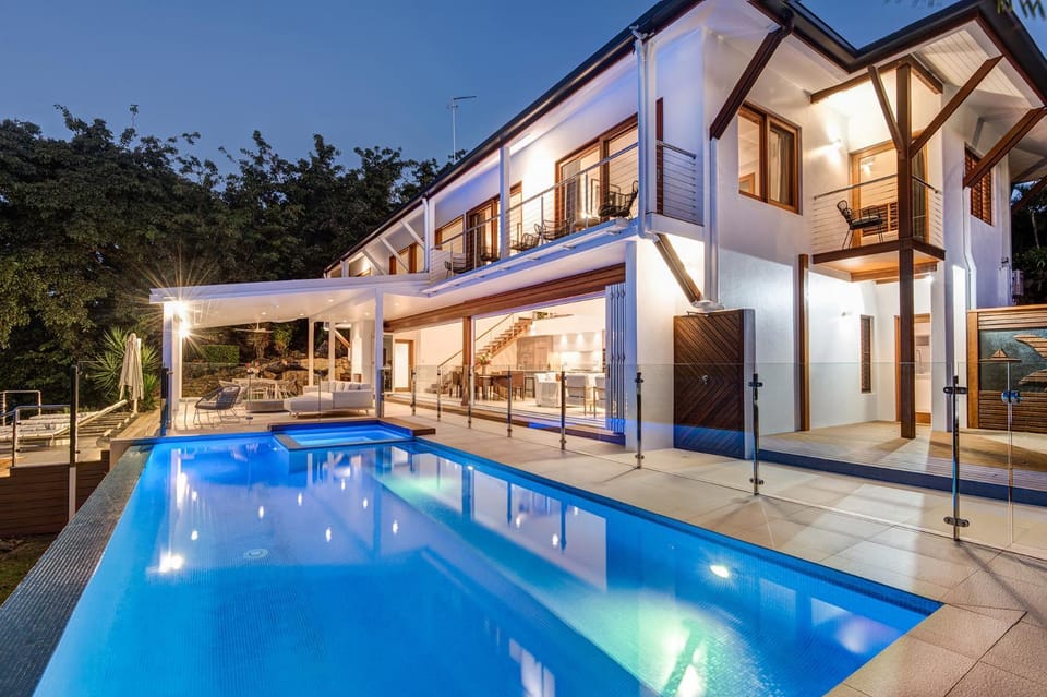 Property building, Pool view, Swimming pool