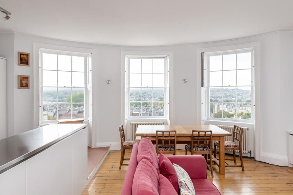 Living room, Seating area, Dining area