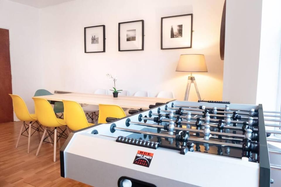 Game Room, Living room, Seating area, Dining area, Evening entertainment