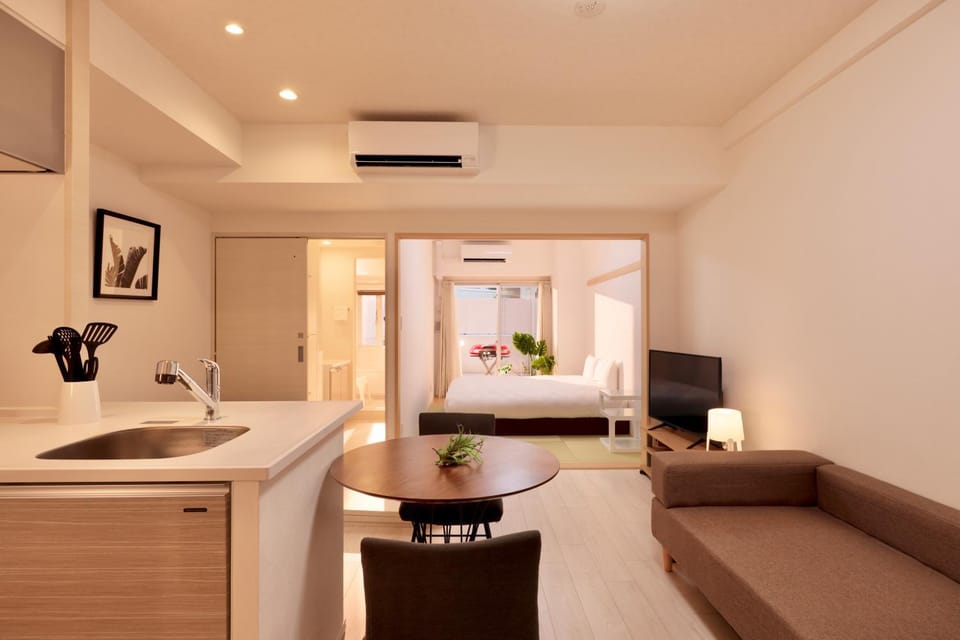 Living room, Dining area, Bedroom