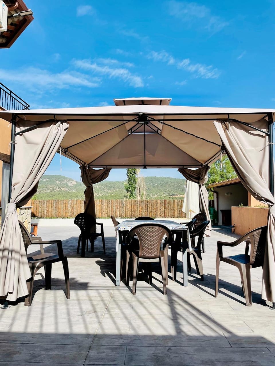 Patio, Day, Natural landscape, View (from property/room), Dining area