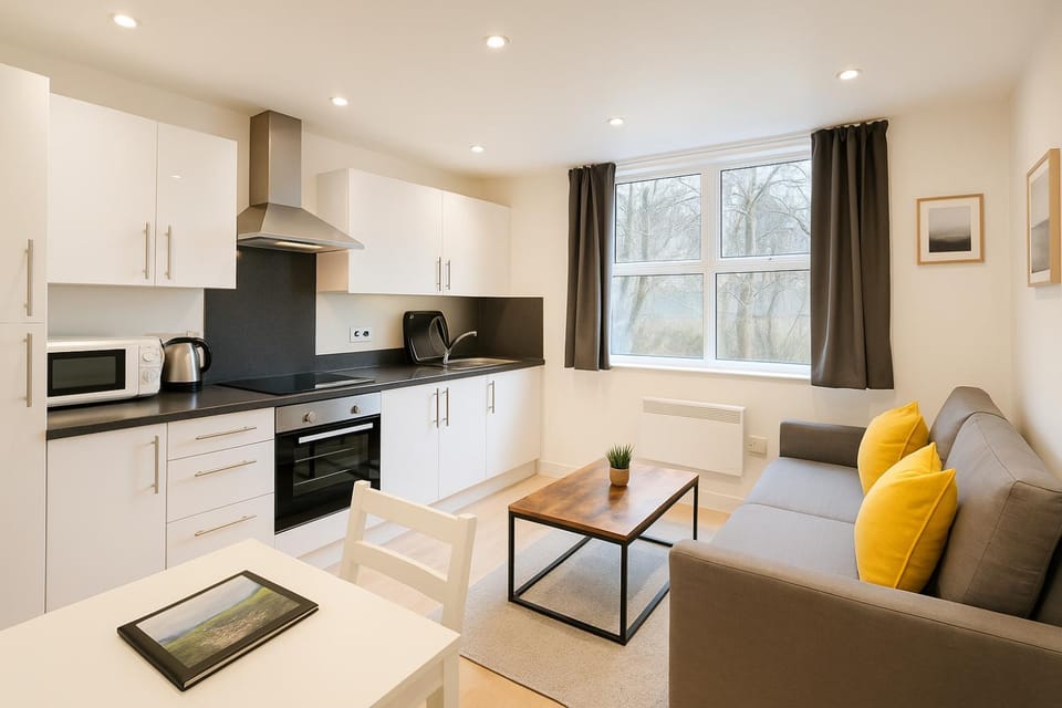 4 Person Modern Apartment Nr City Centre Apartment in Cardiff