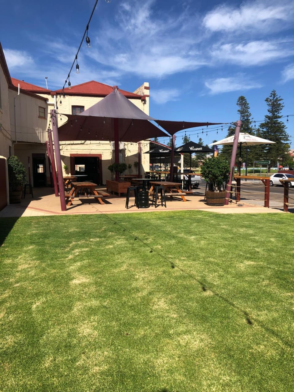 Property building, Garden