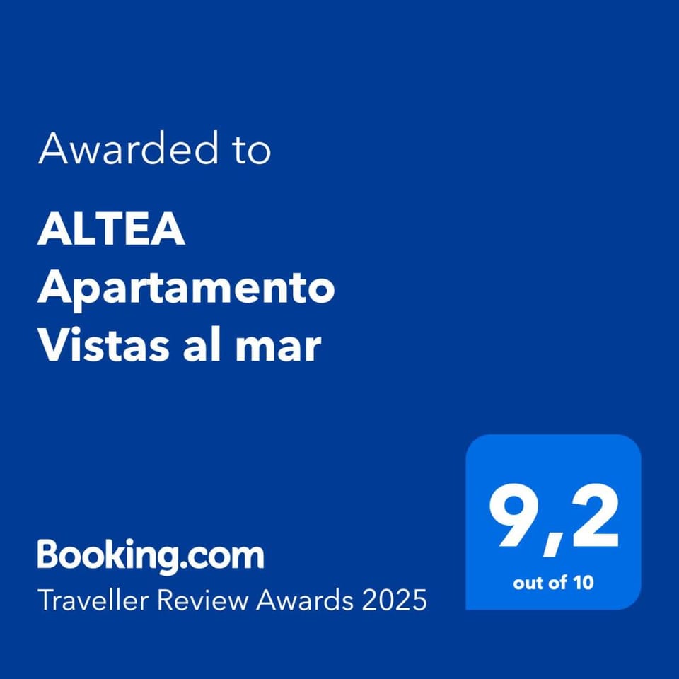 ALTEA Apartamento Vistas al mar Apartment in Marina Baixa