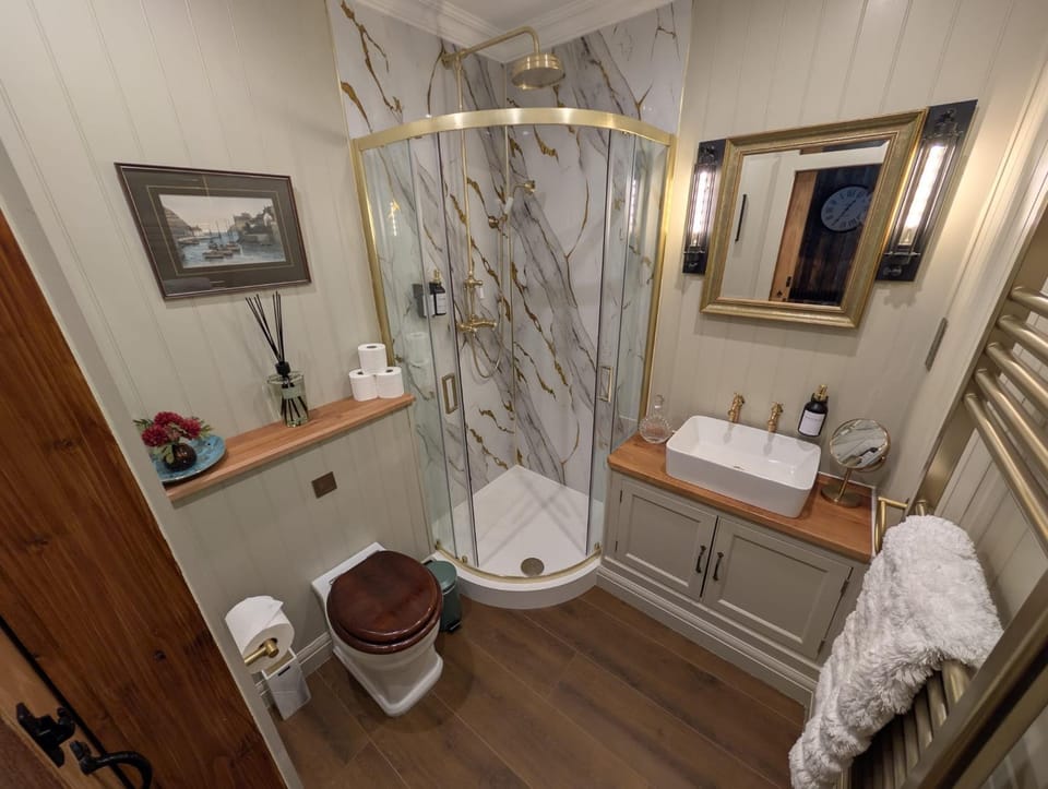 Shower, Toilet, Bathroom, towels