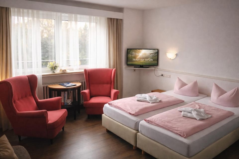 Bed, TV and multimedia, Photo of the whole room, Seating area, Bedroom, towels