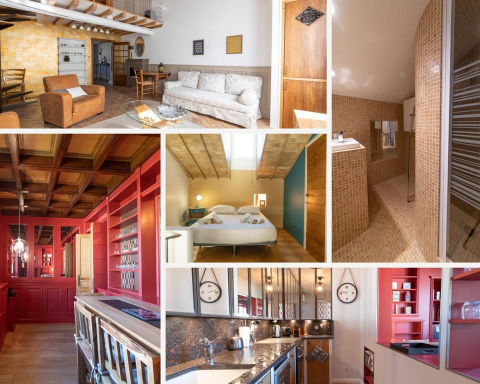 Shower, Kitchen or kitchenette, Lounge or bar, Bedroom