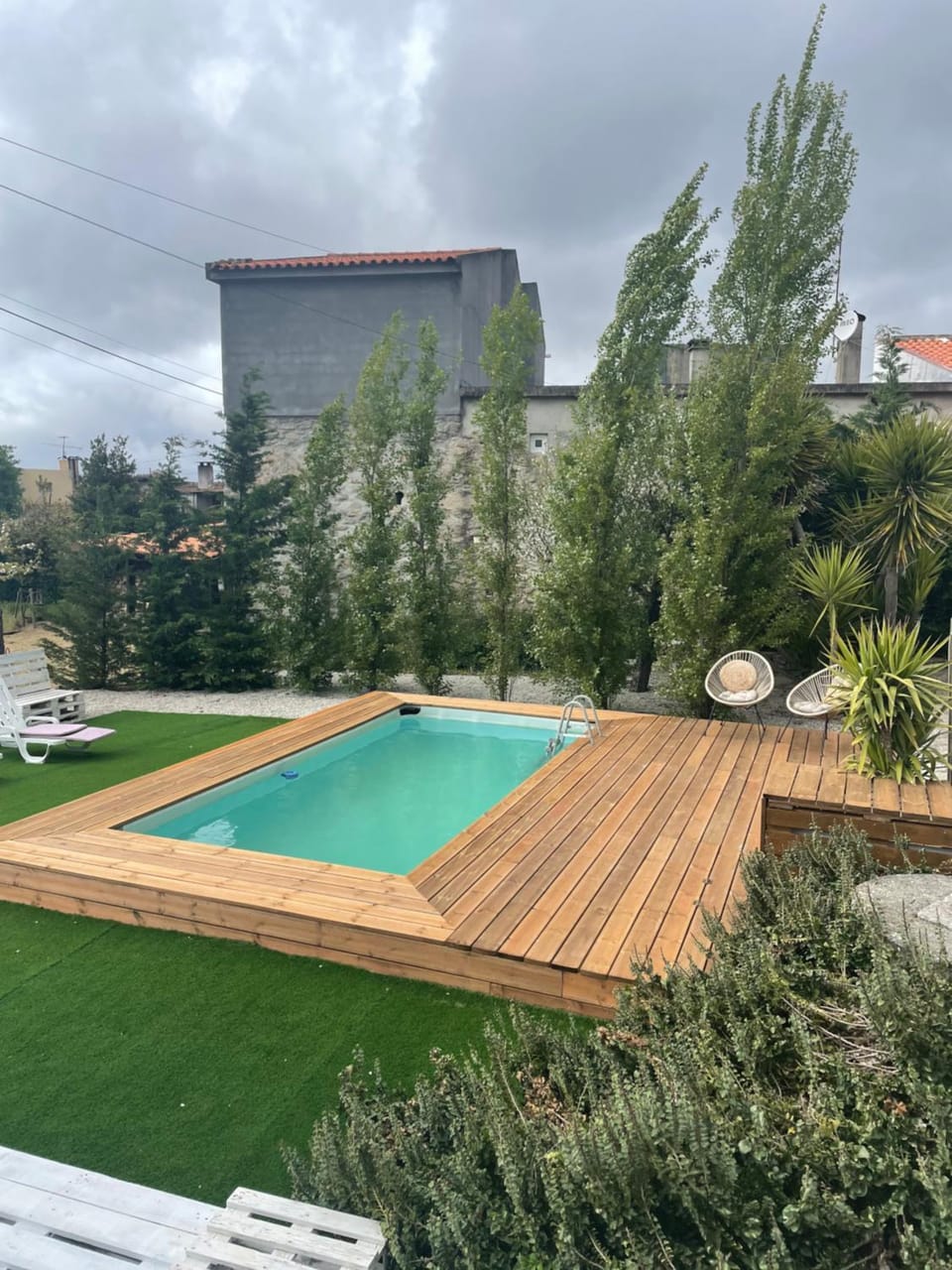 Garden, Garden view, Swimming pool, sunbed