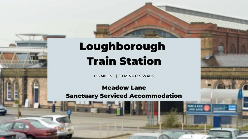 Spacious Ground Floor 2 Bed Apartment Free Parking Pet Friendly Apartment in Loughborough