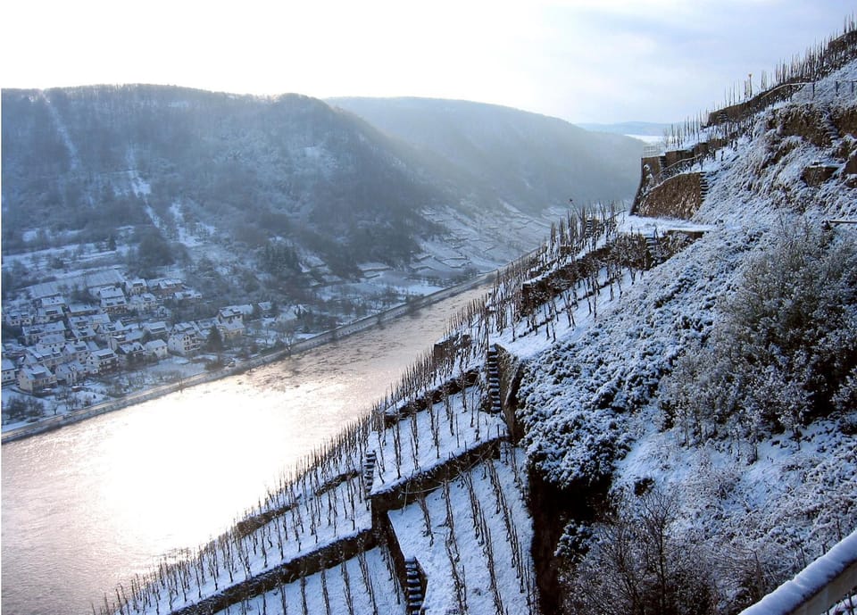 Natural landscape, Winter, Mountain view, River view