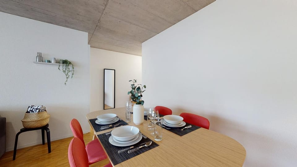 Bright and luminous 2-bedroom-flat in downtown Apartment in Sion