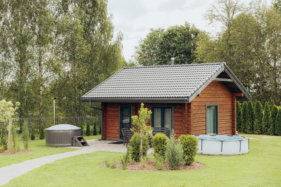 Property building, Summer, Swimming pool