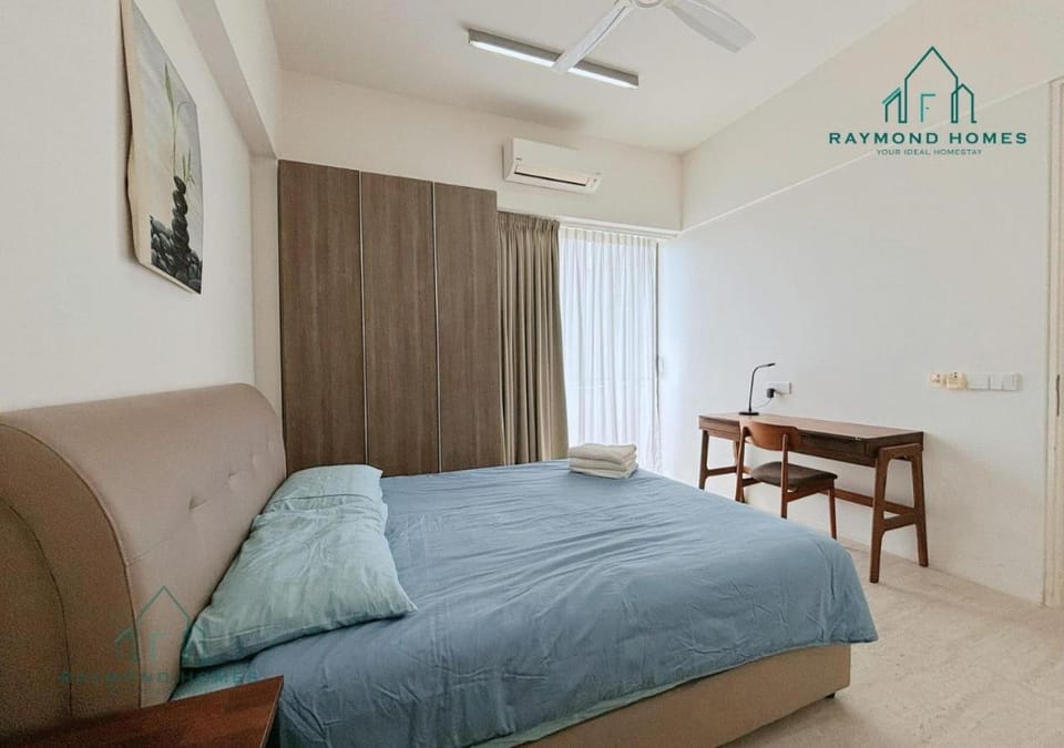 Bed, Bedroom, air conditioner