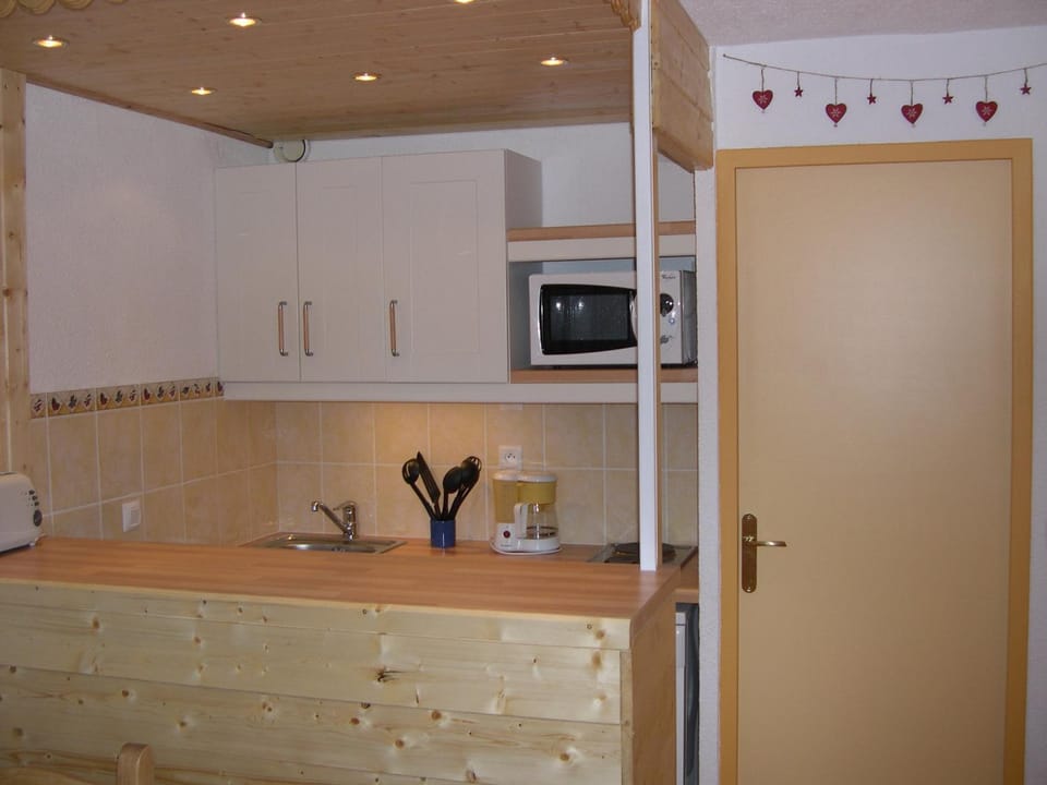 Studio pieds des pistes, proche quartier Bruyères, skis et animaux admis - FR-1-574-18 Apartment in Les Allues