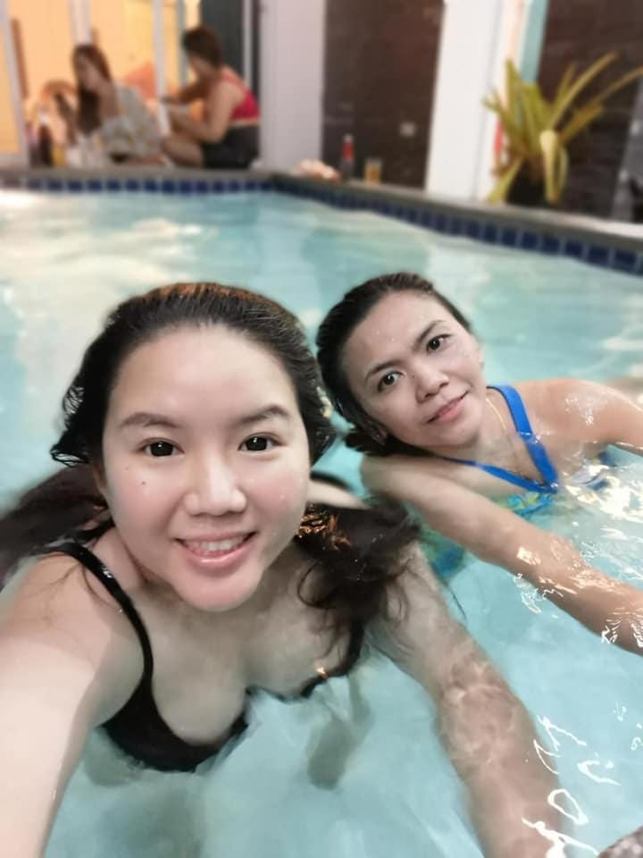 People, Swimming pool, children, Family