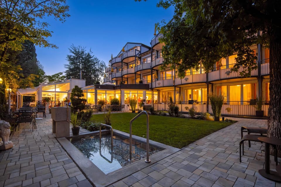 Property building, Garden, Garden view