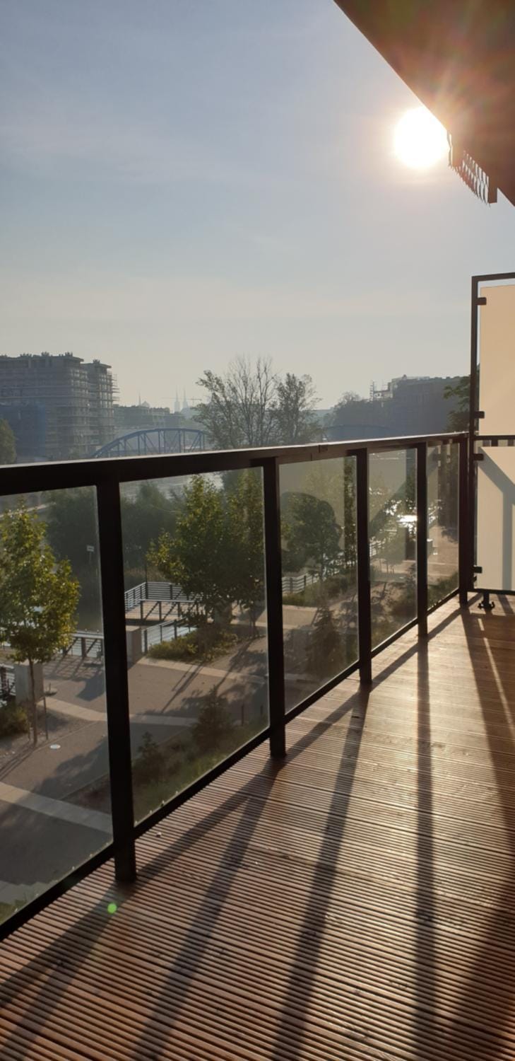 Day, Natural landscape, View (from property/room), Balcony/Terrace, Balcony/Terrace, City view, River view, River view, Sunrise