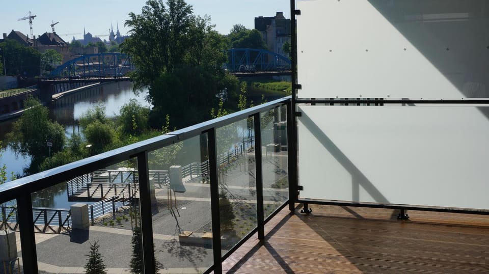 Day, Natural landscape, View (from property/room), Balcony/Terrace, Balcony/Terrace, City view, River view, River view, Sunrise