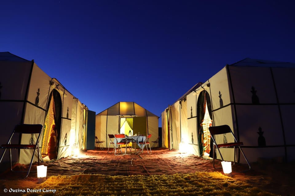 Ouzina Desert Camp Luxury tent in Morocco