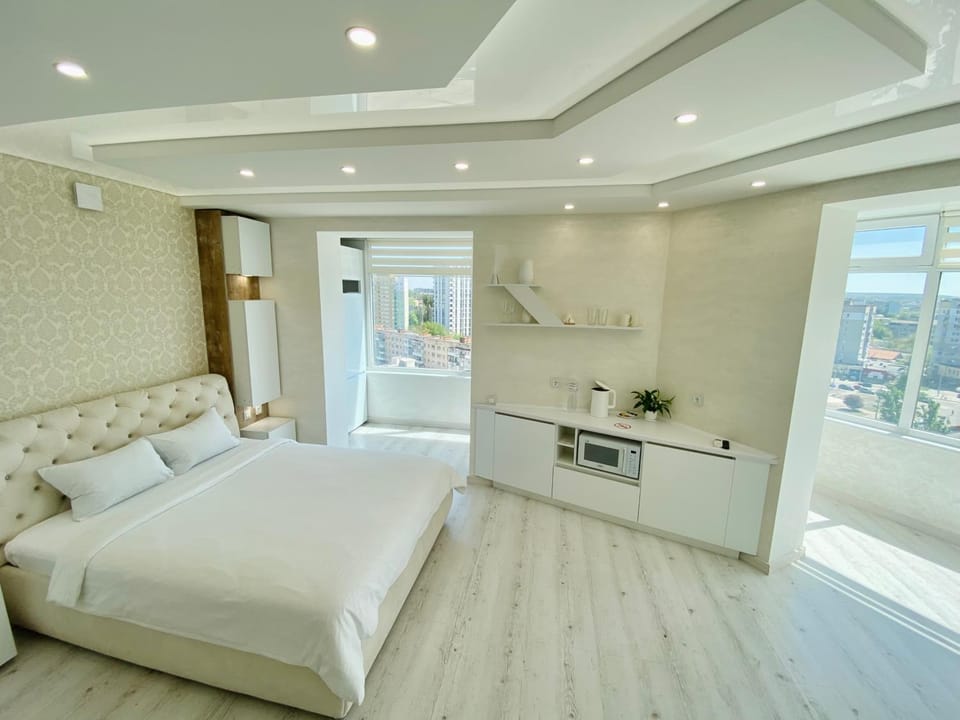 Bed, Kitchen or kitchenette, Photo of the whole room, Bedroom