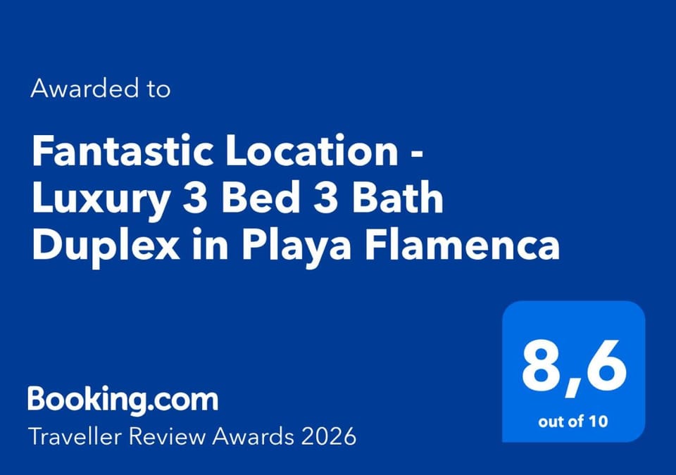 Fantastic Location - Luxury 3 Bed 3 Bath Duplex in Playa Flamenca Apartment in Vega Baja del Segura