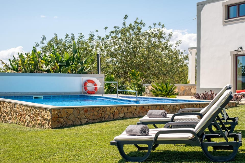 Property building, Living room, Swimming pool